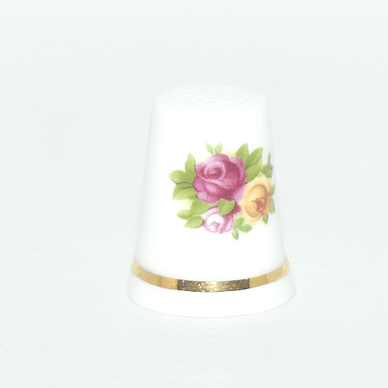 Royal Albert Bone China England Old Country Roses Thimble | Boxed | made in far east