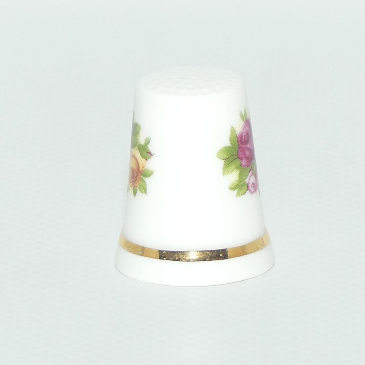 Royal Albert Bone China England Old Country Roses Thimble | Boxed | made in far east
