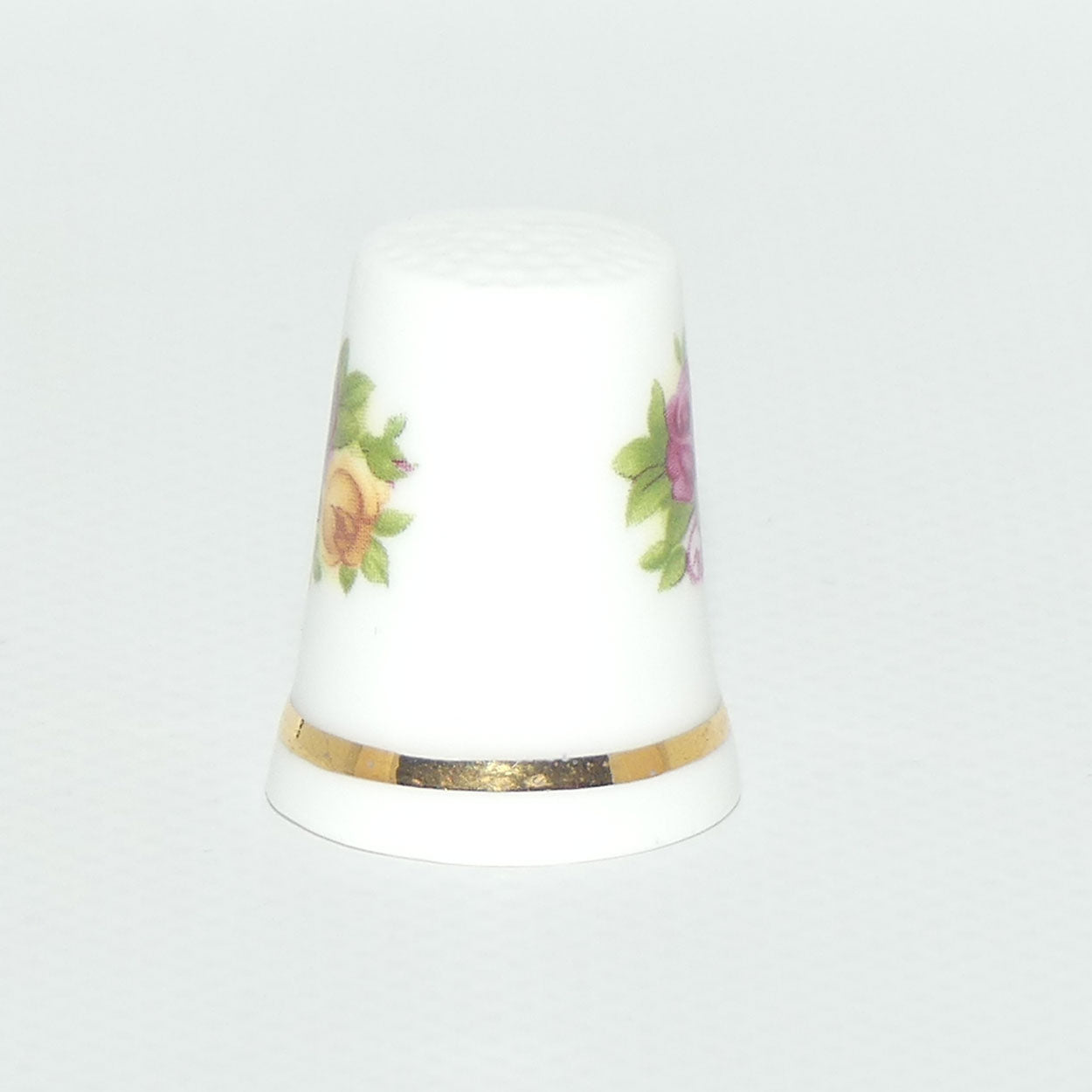 Royal Albert Bone China England Old Country Roses Thimble | Boxed | made in far east