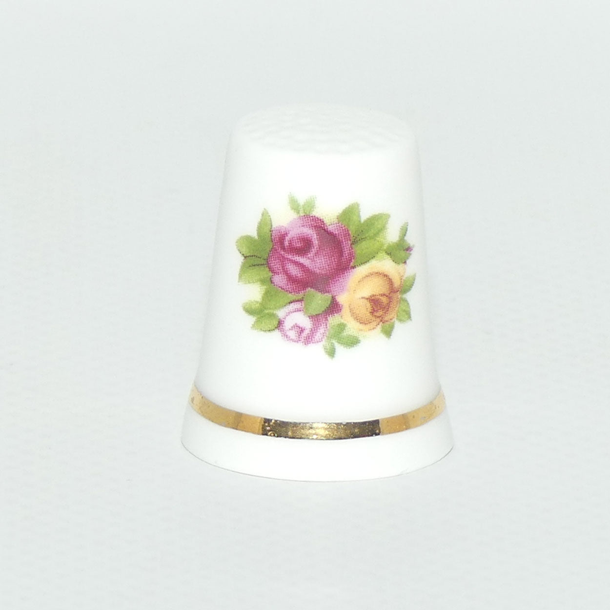 Royal Albert Bone China England Old Country Roses Thimble | Boxed | made in far east