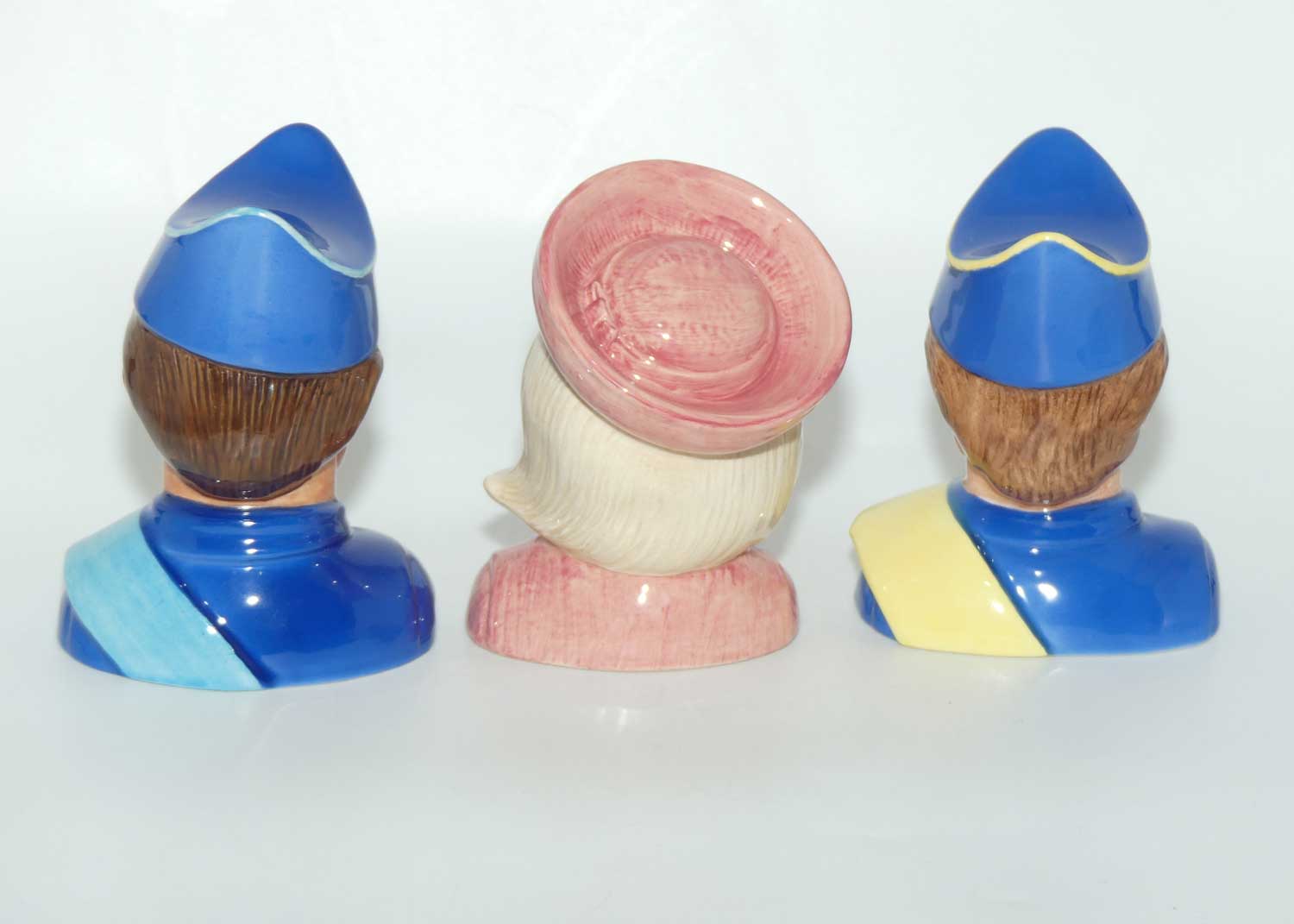 Beswick Thunderbirds set of 6 busts (Ltd Ed)