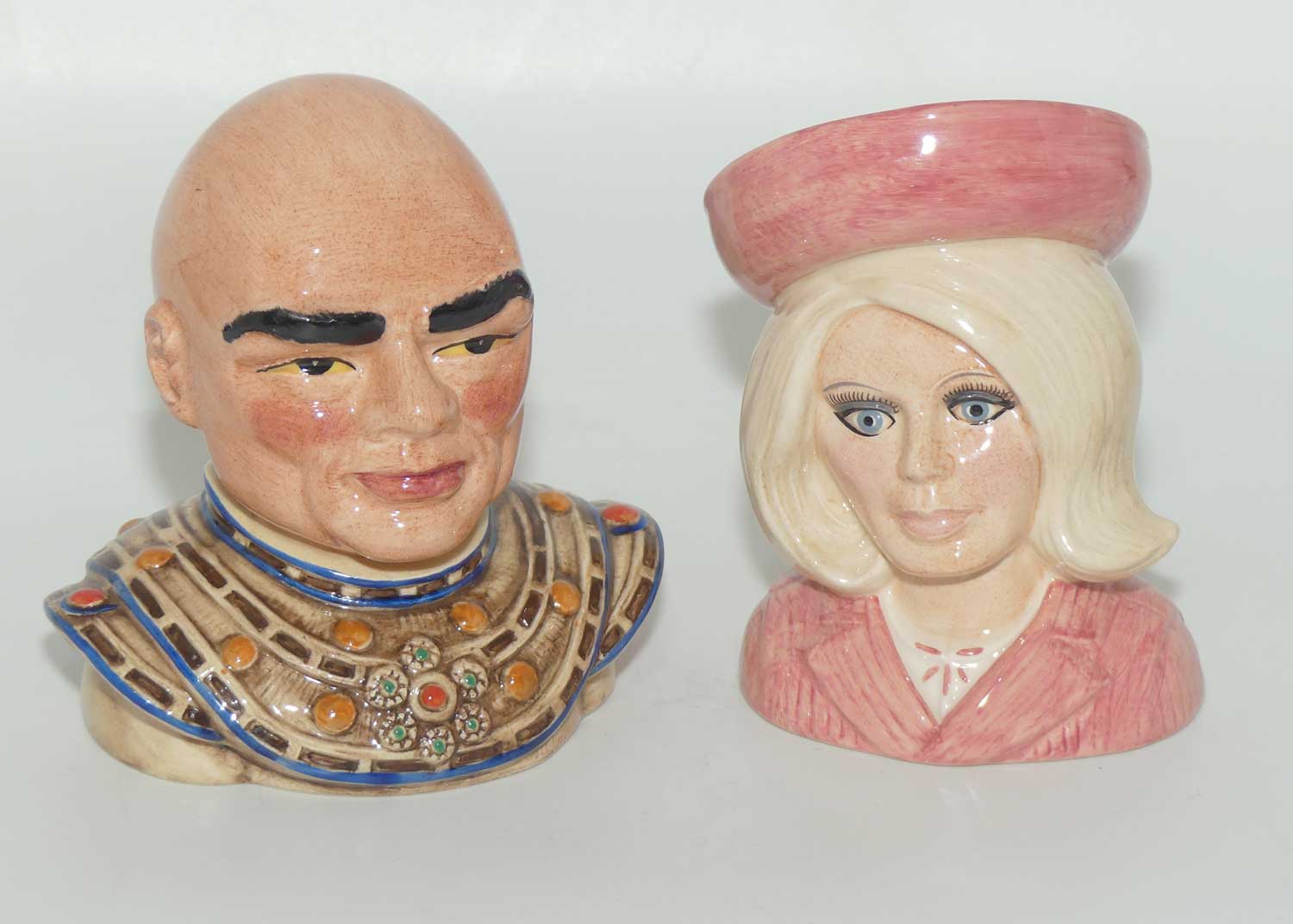 Beswick Thunderbirds set of 6 busts (Ltd Ed)