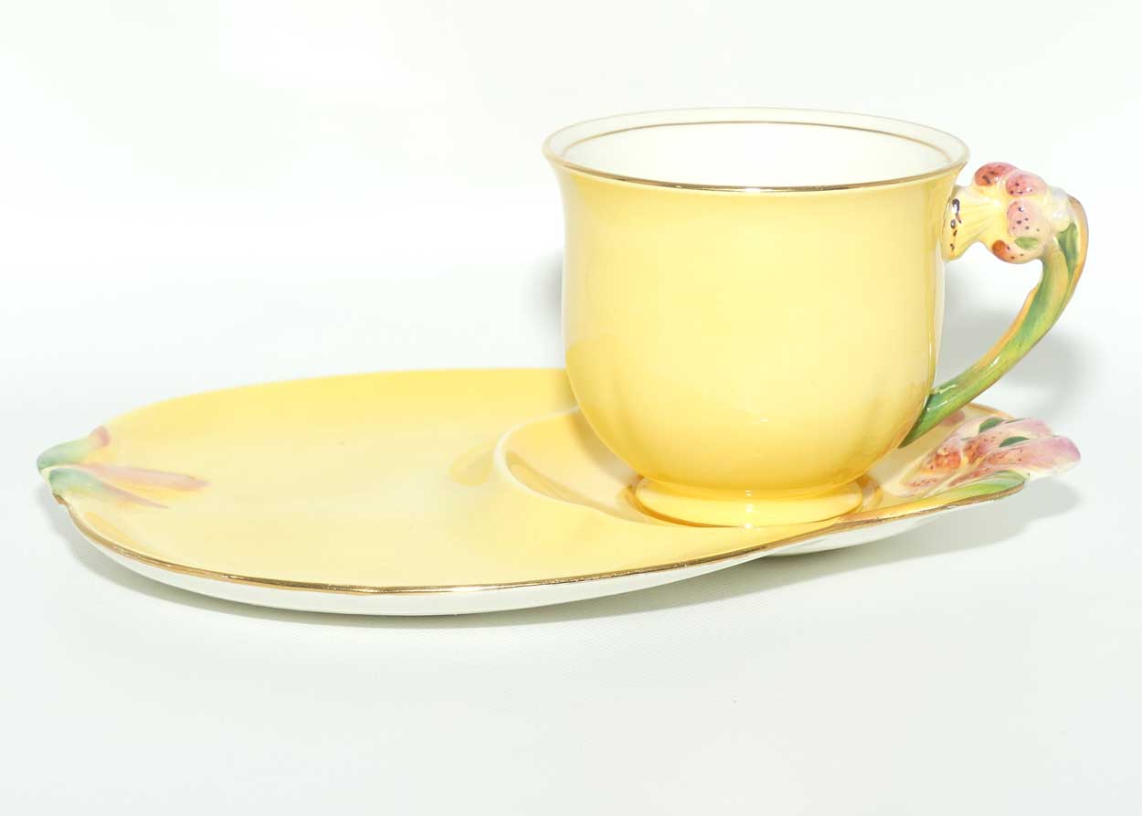 Royal Winton Tiger Lily Hostess Duo | Yellow body