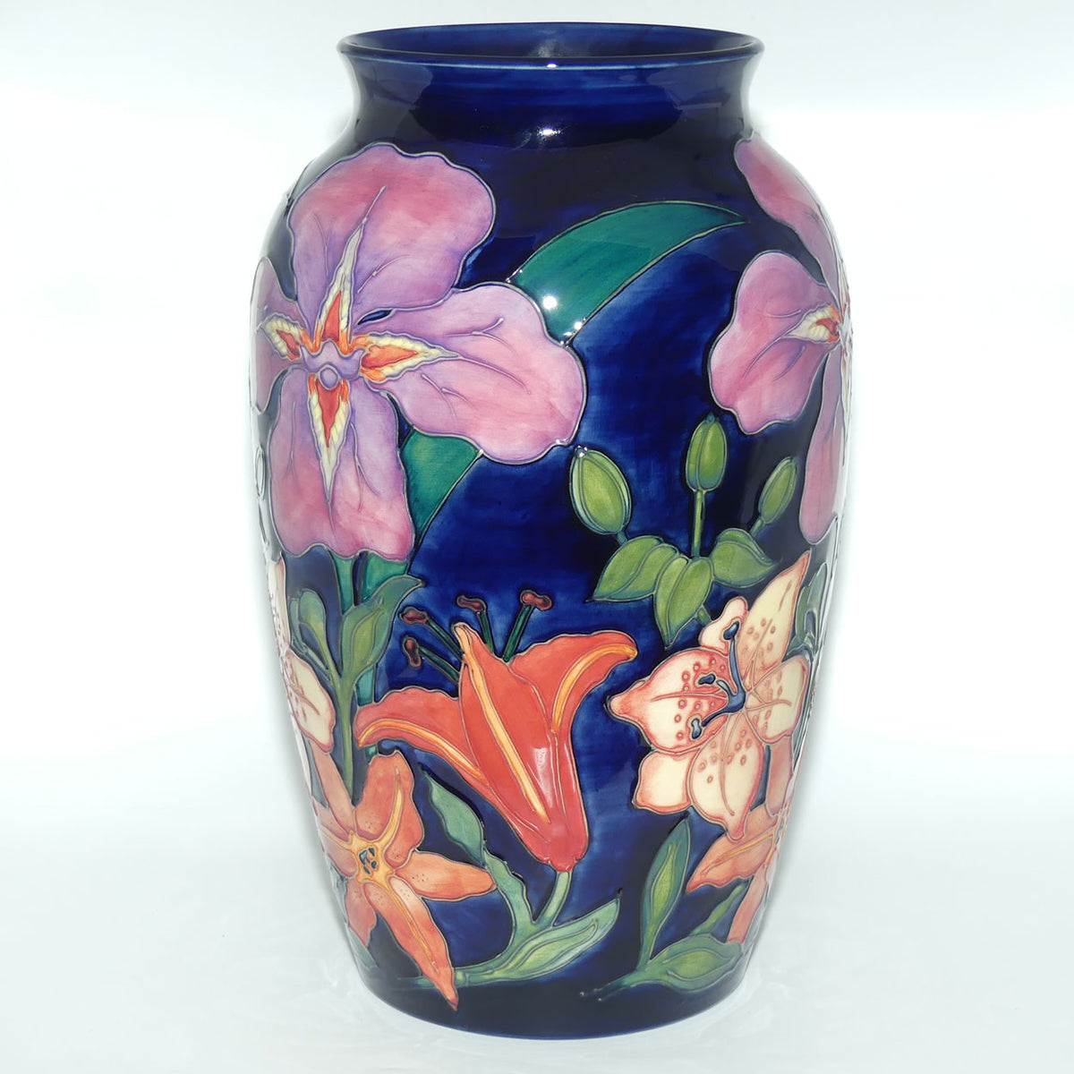 Moorcroft Tigris 18/16 vase | LE 10/150 + Cert