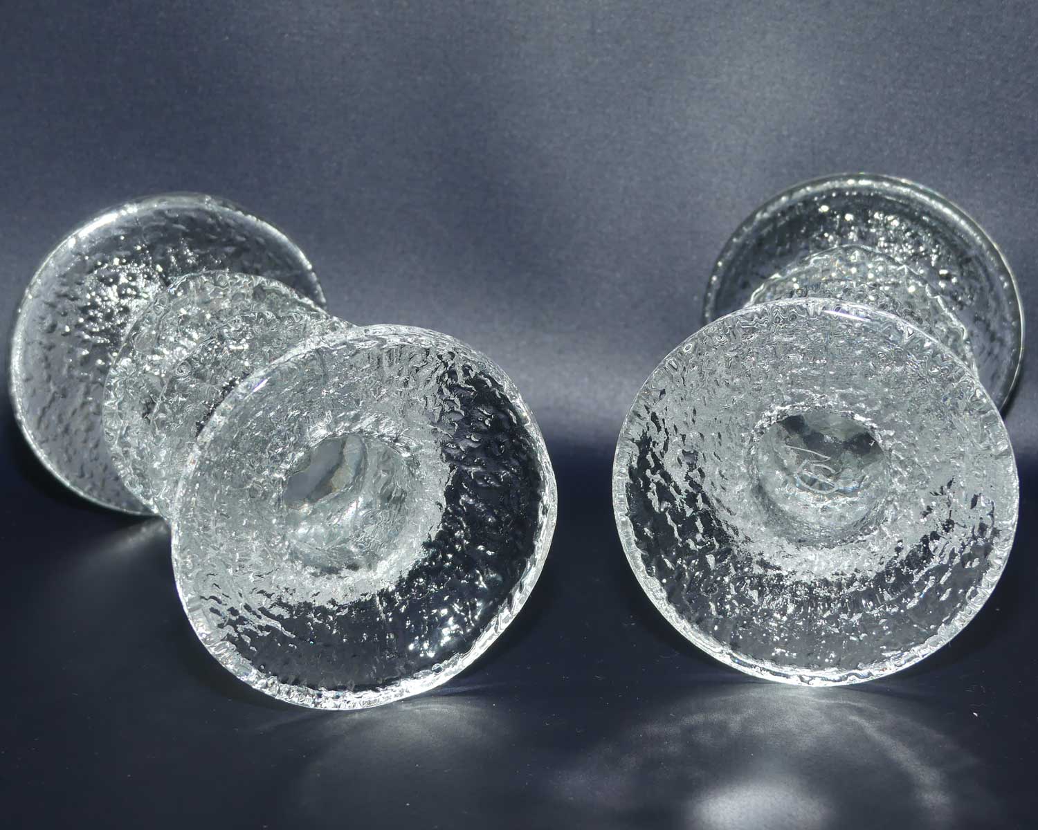 Pair of Mid Century modern Iittala Festivo Timo Sarpaneva candleholders