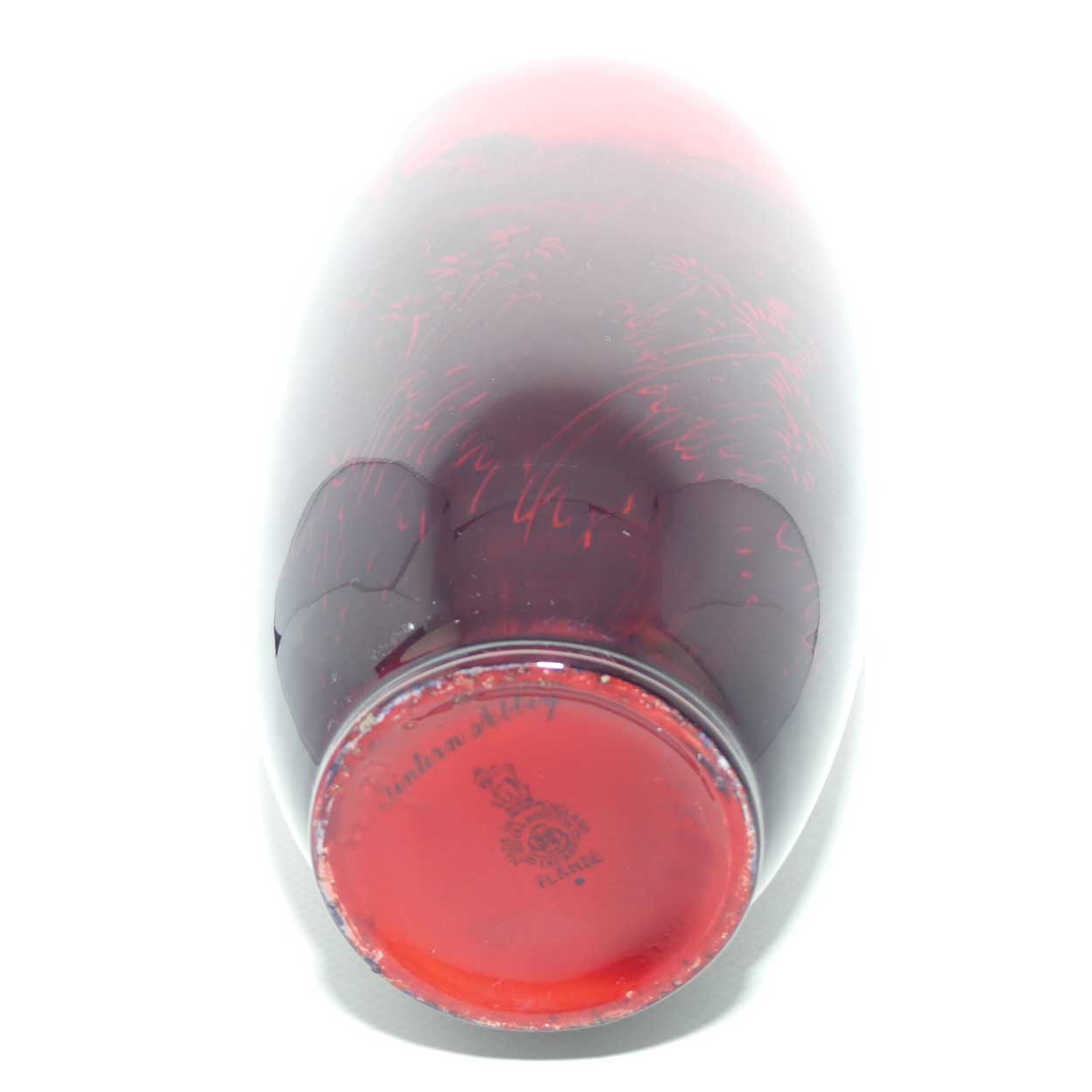 Royal Doulton Flambe vase | Tintern Abbey pattern