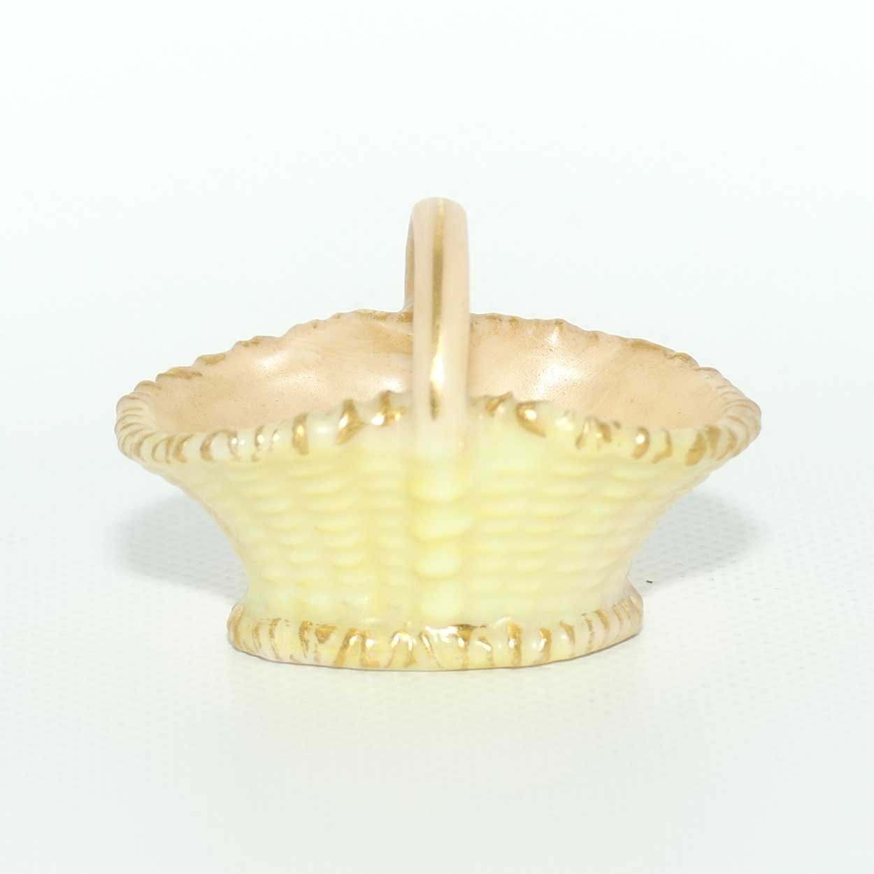 Royal Worcester Blush Ivory Basket 1 (Tiny)
