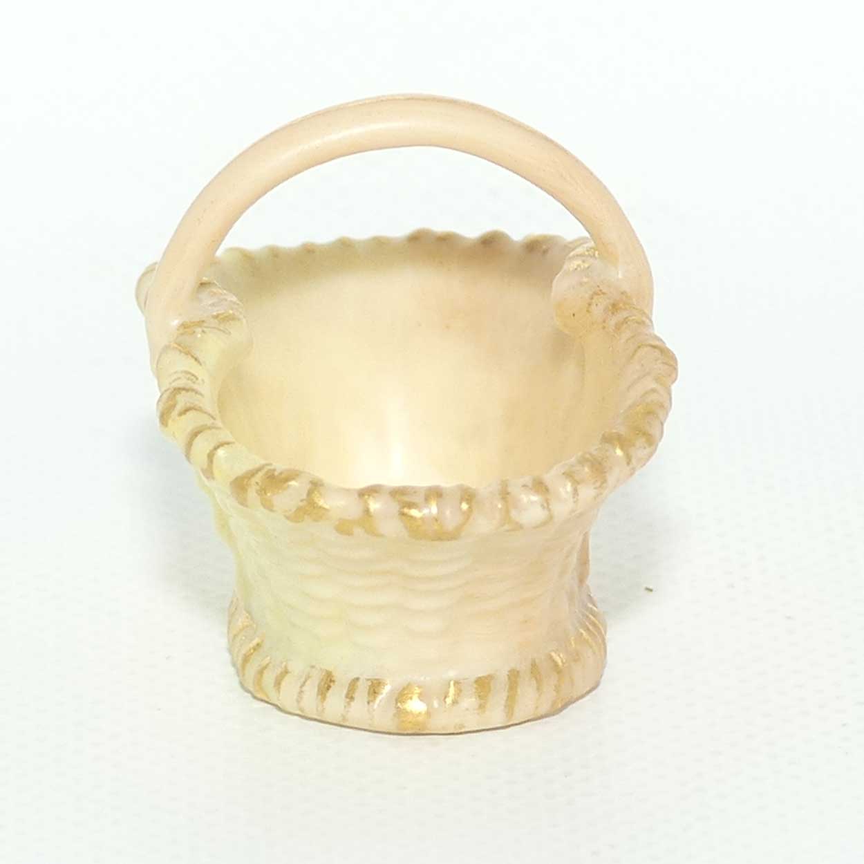 Royal Worcester Blush Ivory Basket 1 (Tiny)