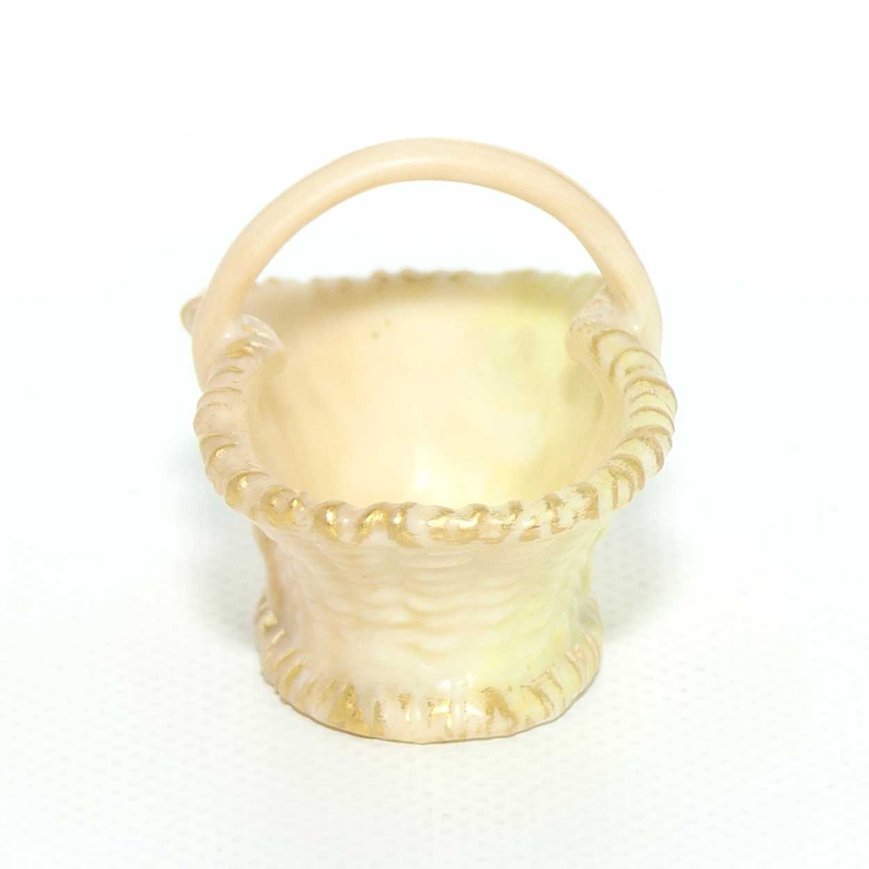Royal Worcester Blush Ivory Basket 1 (Tiny)