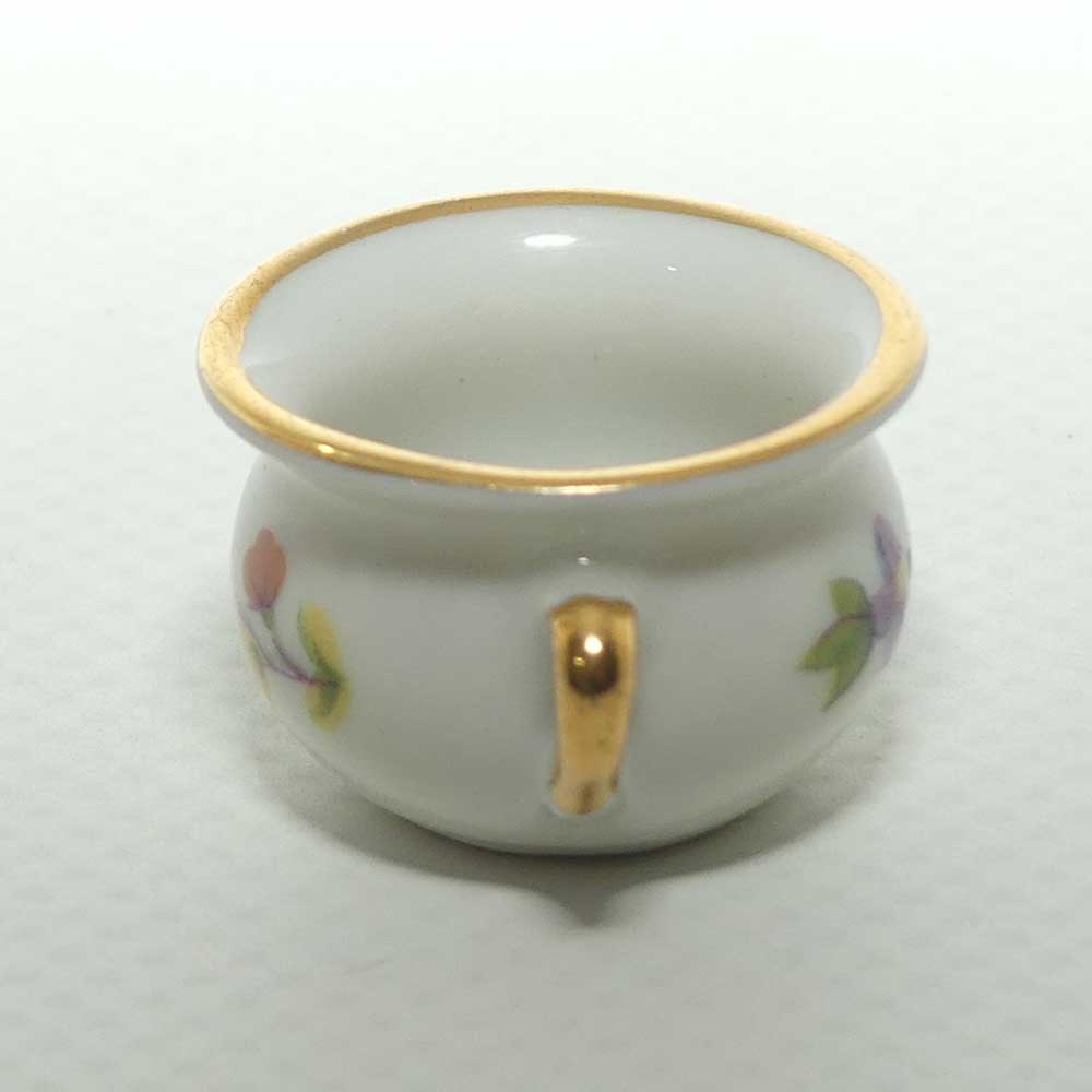 Limoges France miniature chamber pot | Bonne Nuit