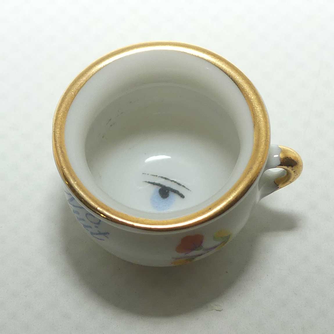 Limoges France miniature chamber pot | Bonne Nuit