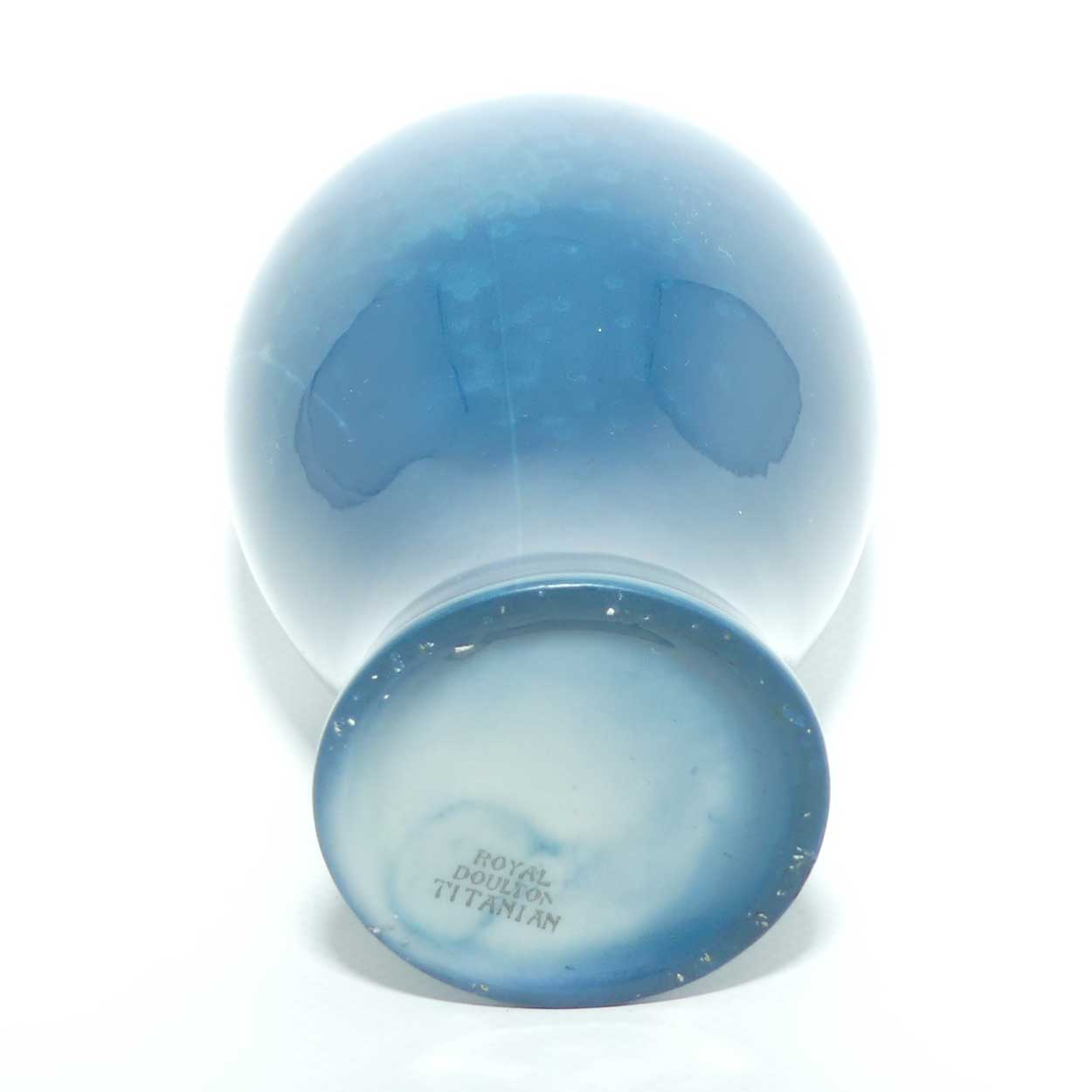 Royal Doulton Titanian hand painted Bullfinches vase | Arthur Eaton