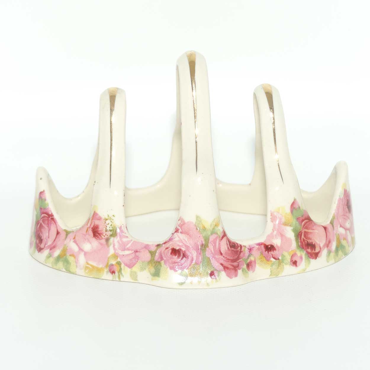 Royal Doulton Raby Rose 4 section toast rack D5533 | #1