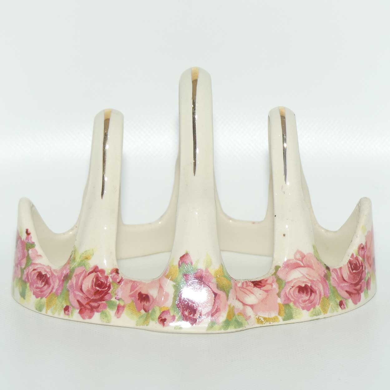 Royal Doulton Raby Rose 4 section toast rack D5533 | #2