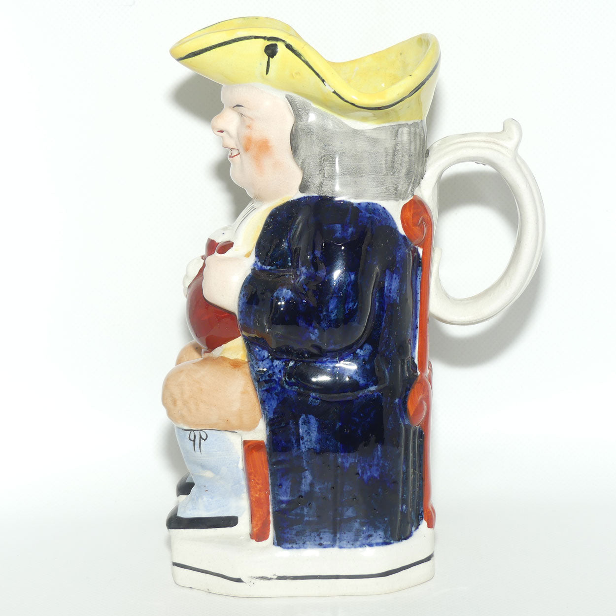 Early 20th Cent Staffordshire Pottery toby jug | Colourful