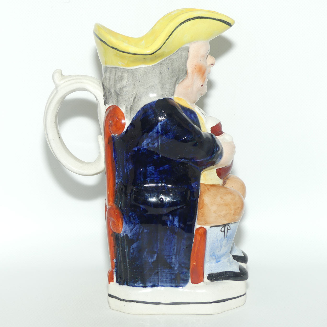 Early 20th Cent Staffordshire Pottery toby jug | Colourful