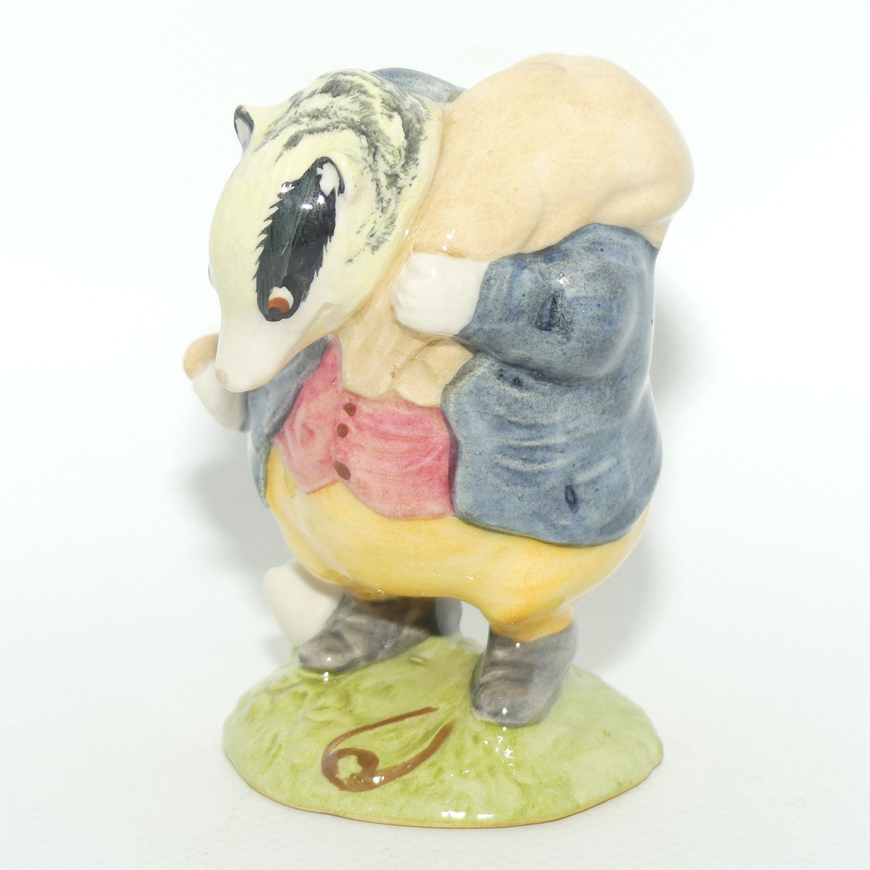 Beswick Beatrix Potter Tommy Brock | Handle In | Large Eyepatches | BP10a| #2