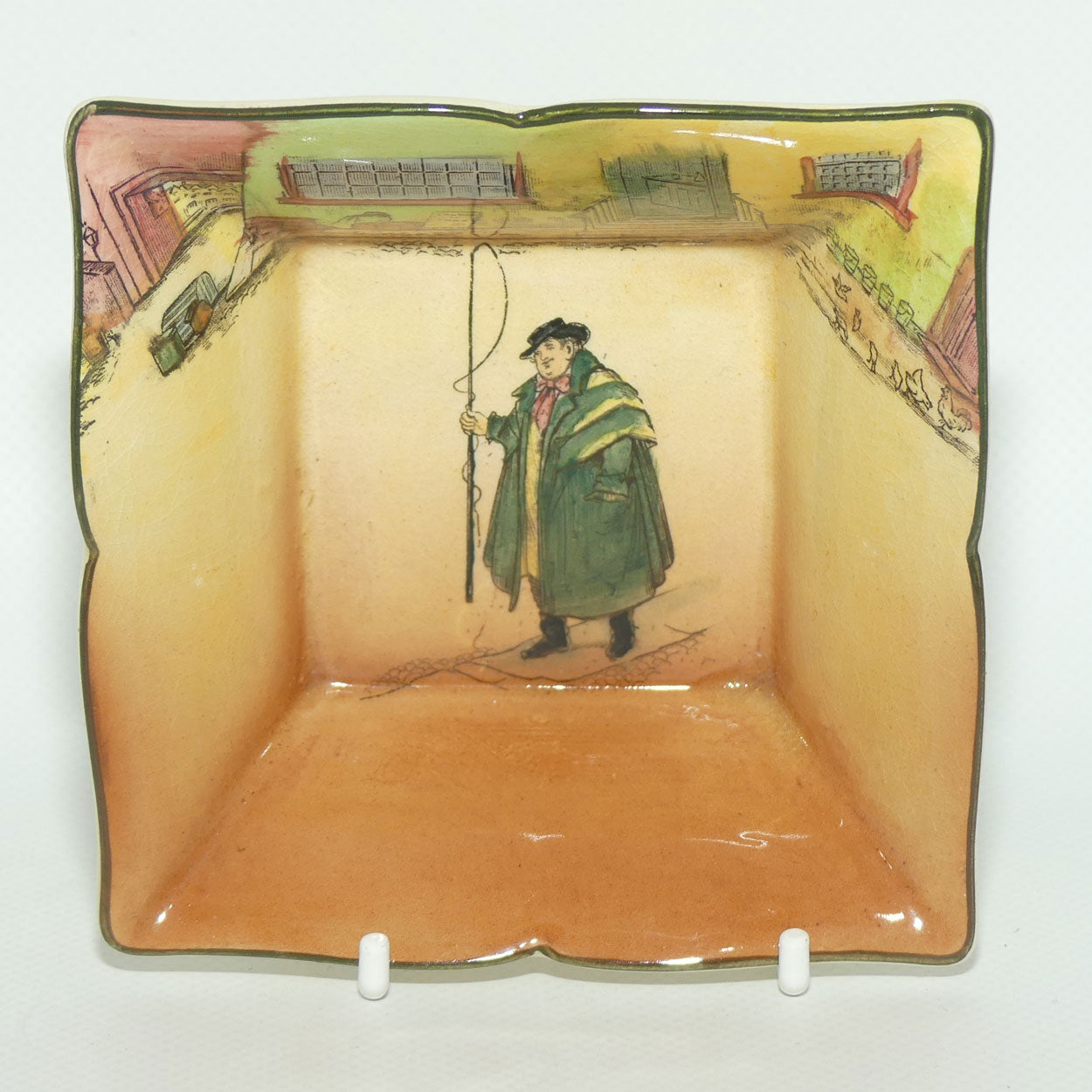 Royal Doulton Dickens Tony Weller square dish D5175