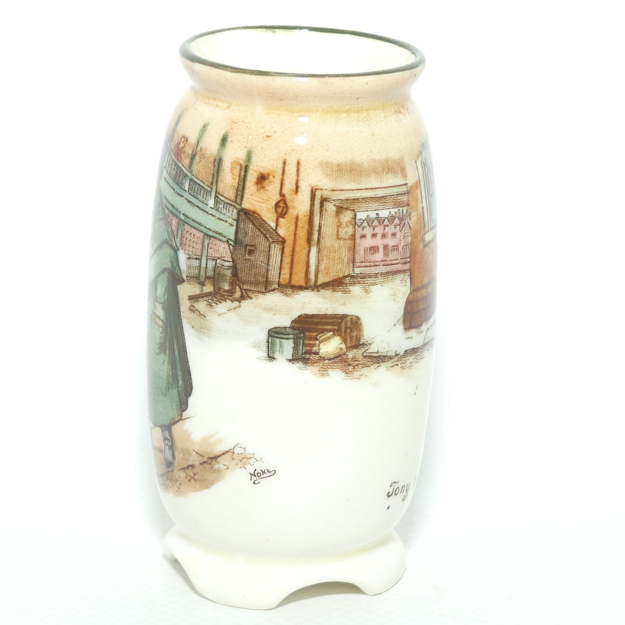Royal Doulton Dickens Tony Weller taller miniature vase | Shape 1198