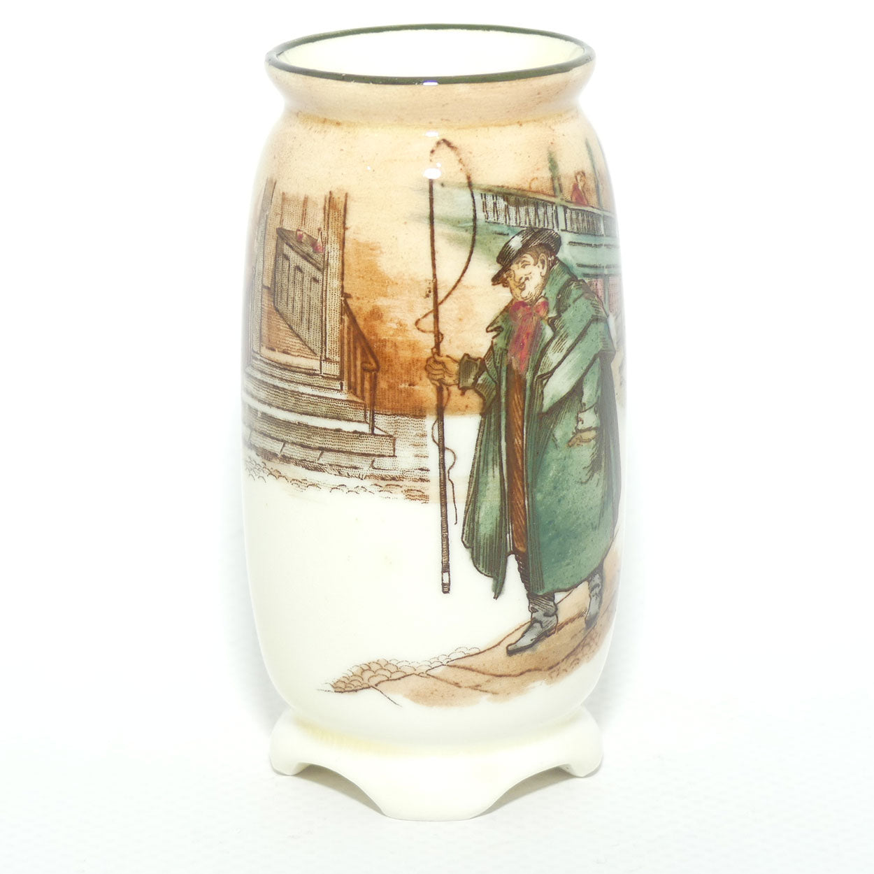 Royal Doulton Dickens Tony Weller taller miniature vase | Shape 1198
