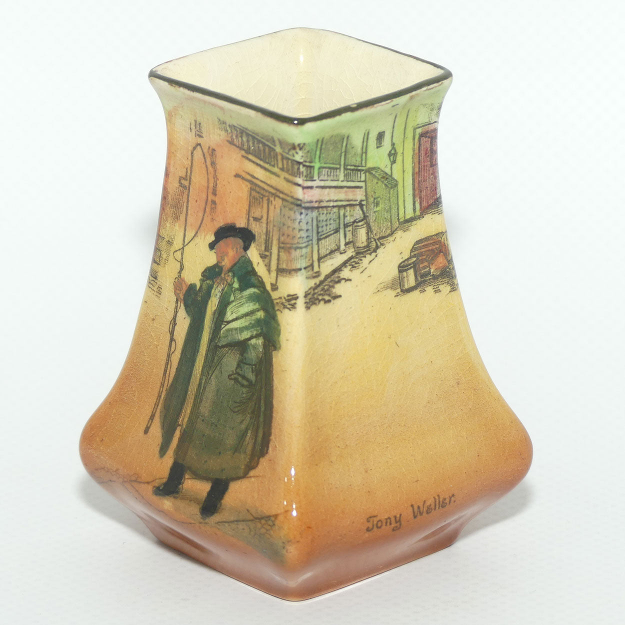 Royal Doulton Dickens Tony Weller small narrow vase