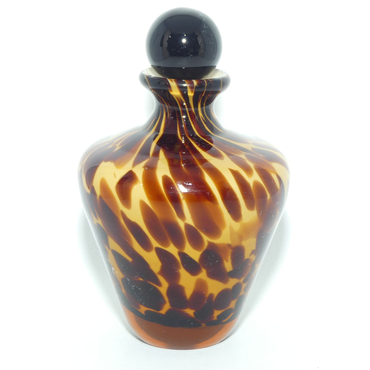 Art Glass Tortoiseshell perfume bottle