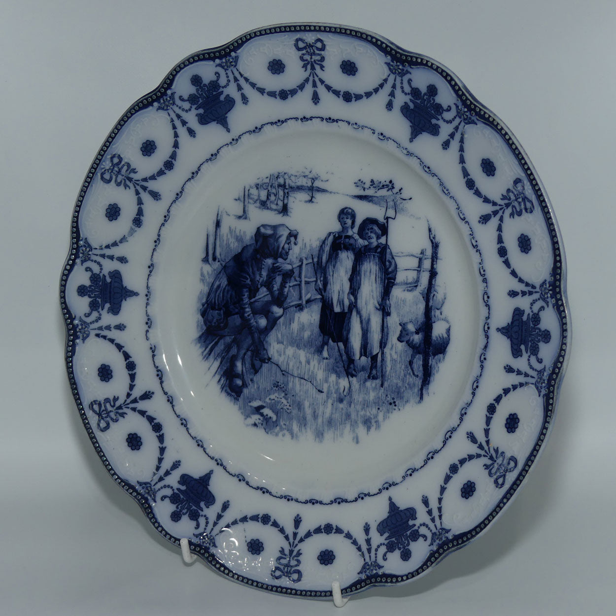 Royal Doulton Shakespearean A | Flow Blue | As You like It | Touch