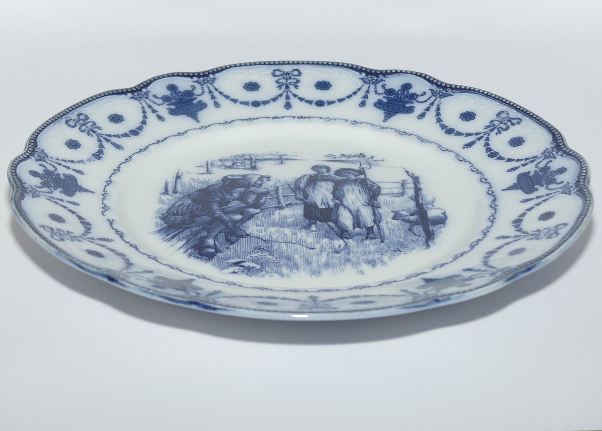 Royal Doulton Shakespearean A | Flow Blue | As You like It | Touch
