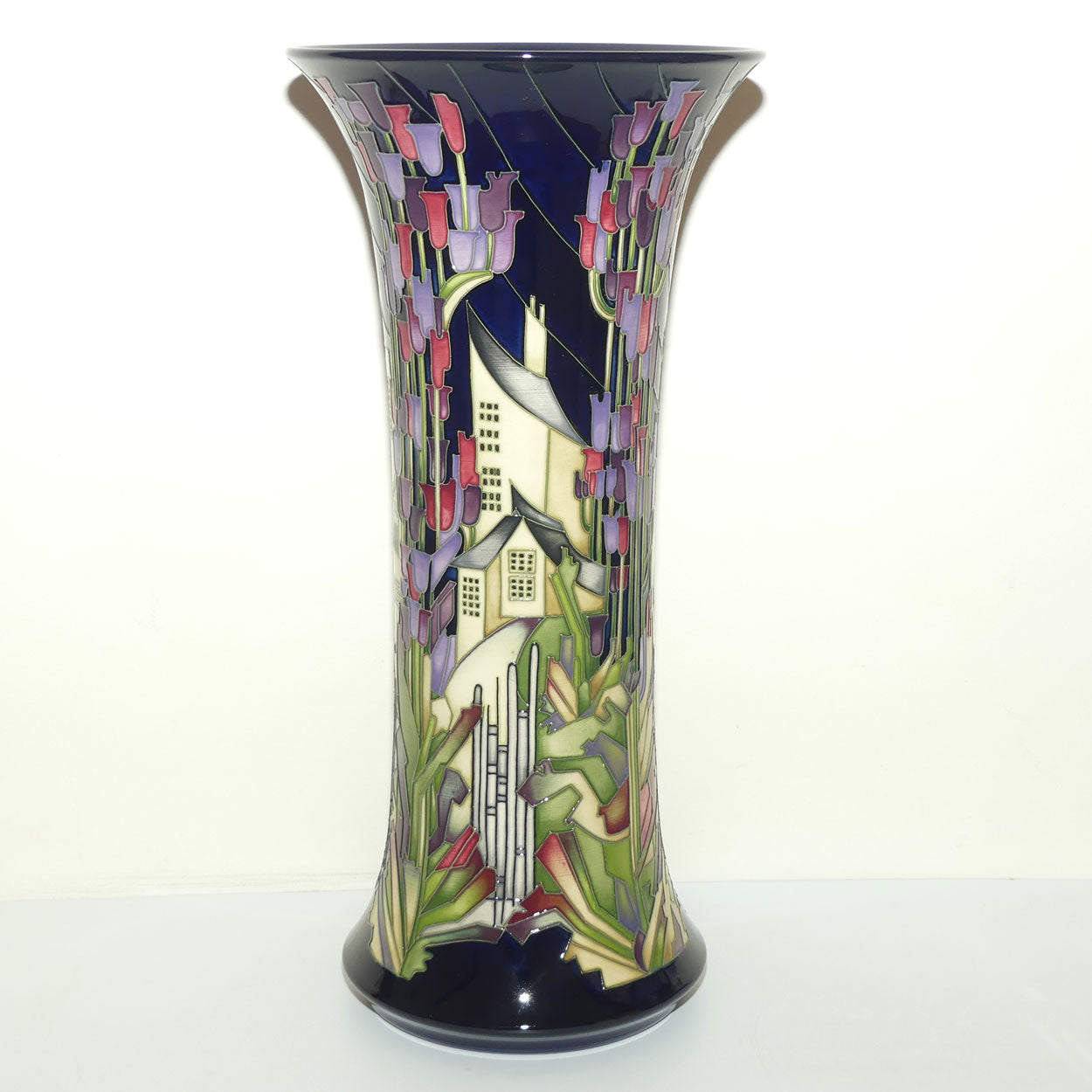 Moorcroft Town of Flowers 159/18 Prestige Vase | NE #112