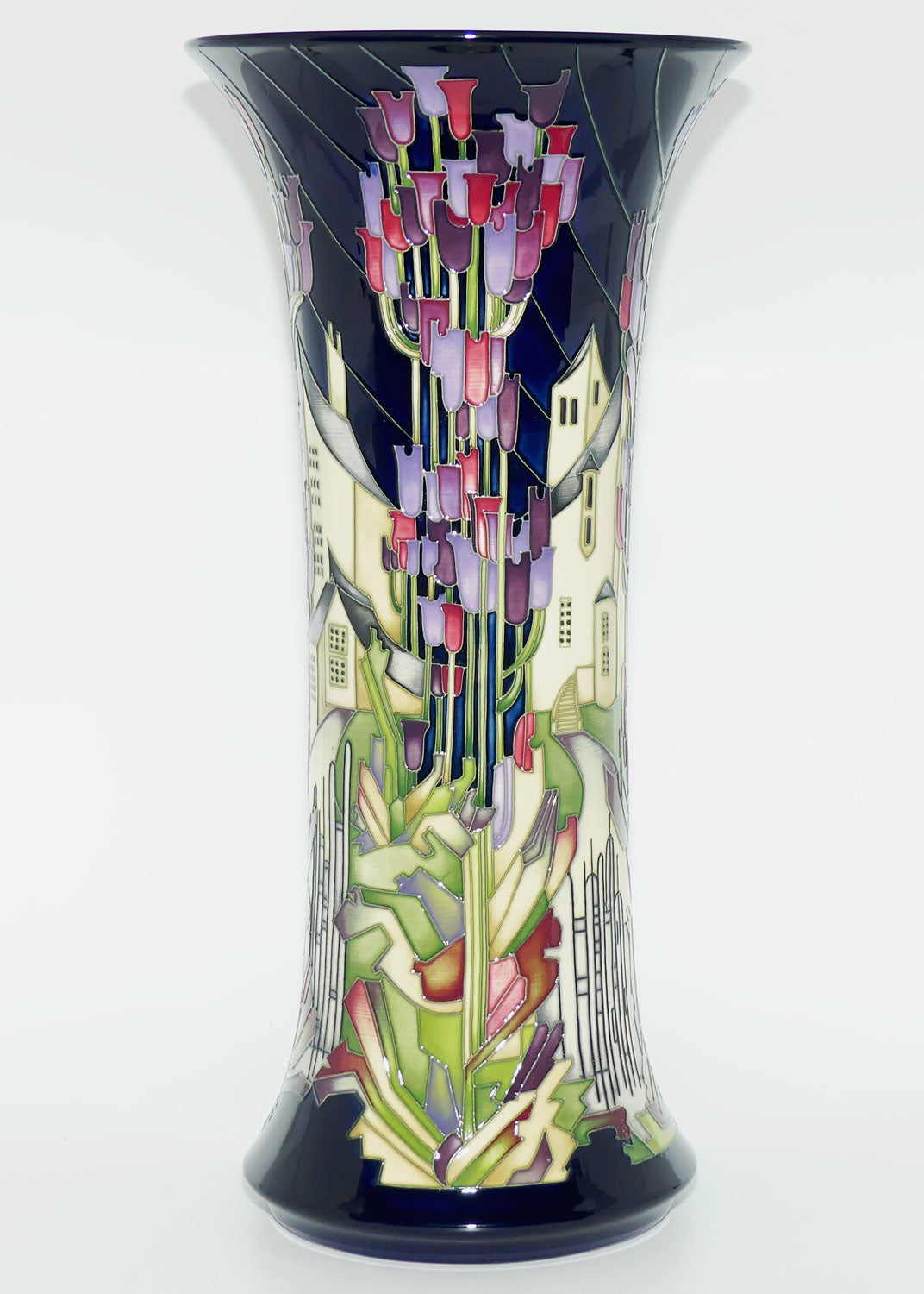 Moorcroft Town of Flowers 159/18 Prestige Vase | NE #112