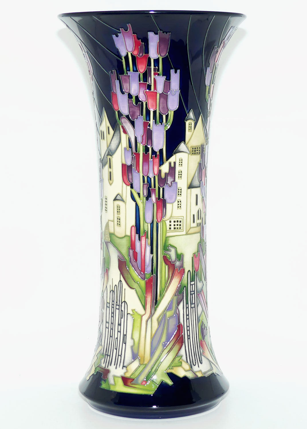 Moorcroft Town of Flowers 159/18 Prestige Vase | NE #112