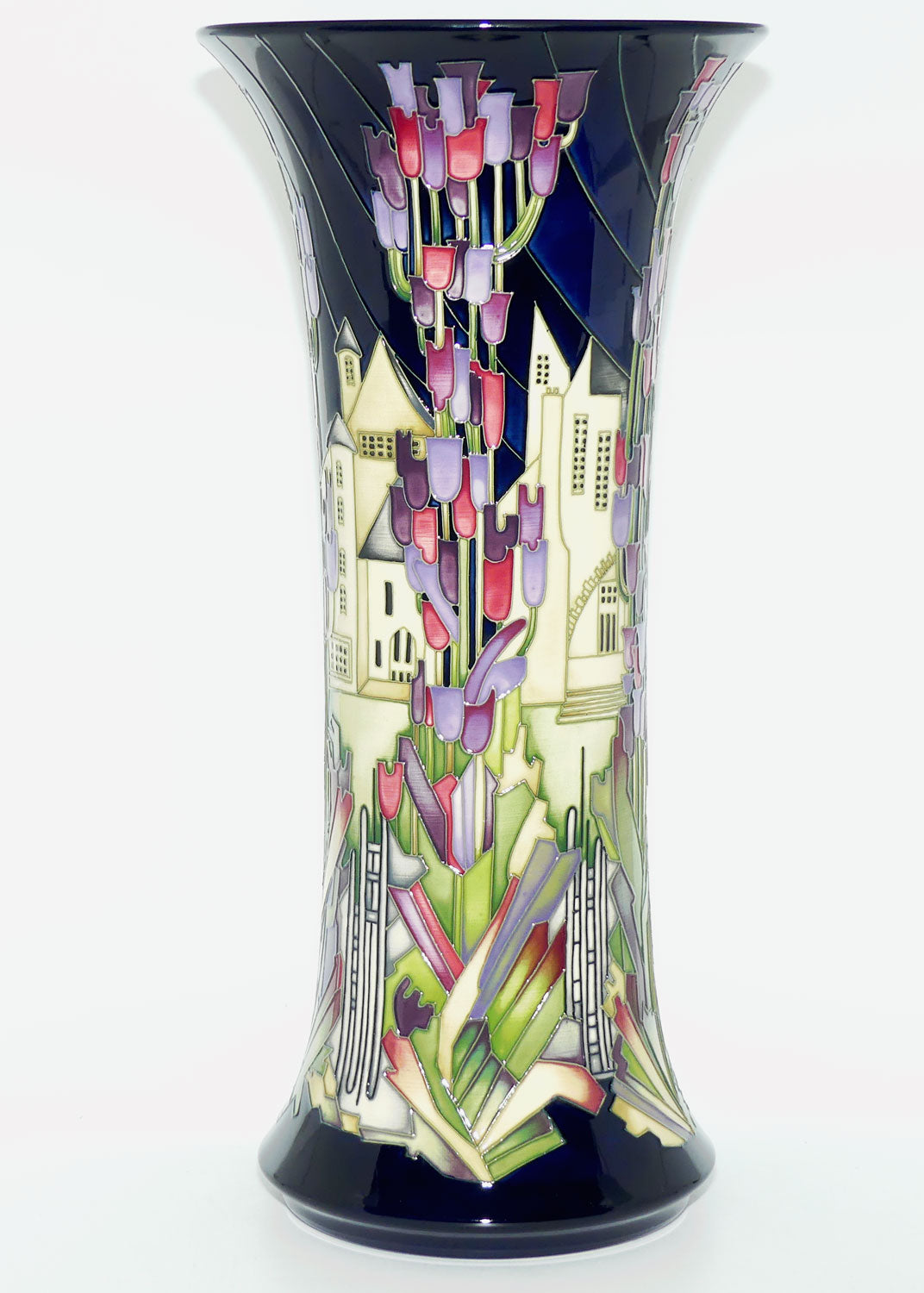 Moorcroft Town of Flowers 159/18 Prestige Vase | NE #112