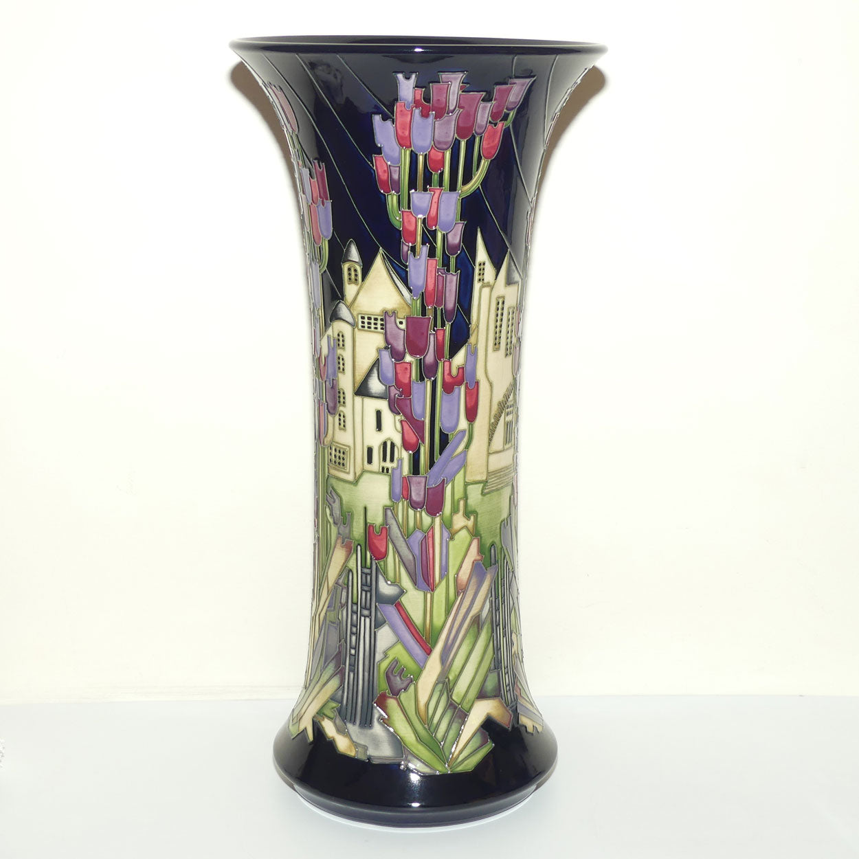 Moorcroft Town of Flowers 159/18 Prestige Vase | NE #124