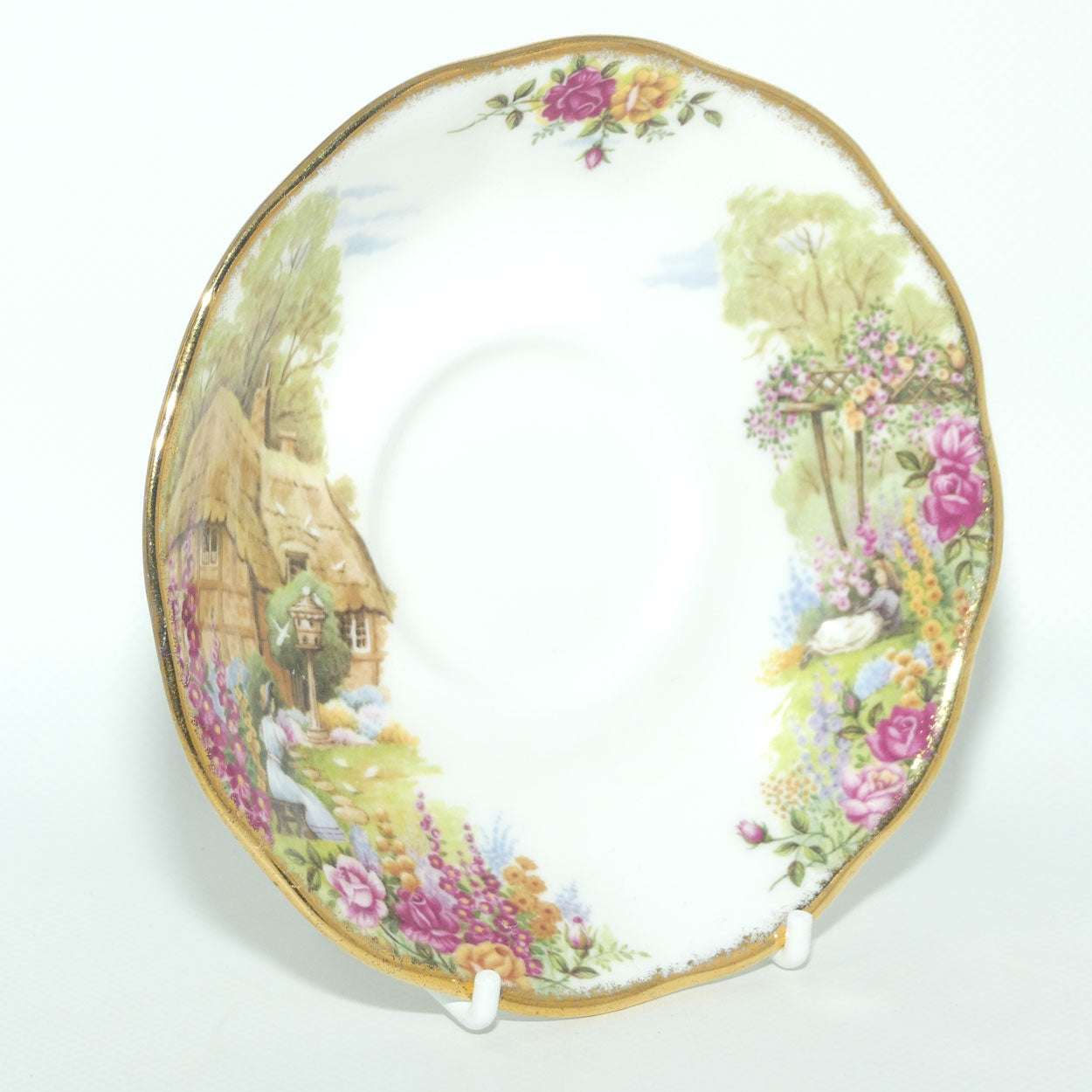 Royal Albert Bone China England Old Country Roses Duo | Tranquil Garden by Fred Errill | 30th Anniversary | boxed