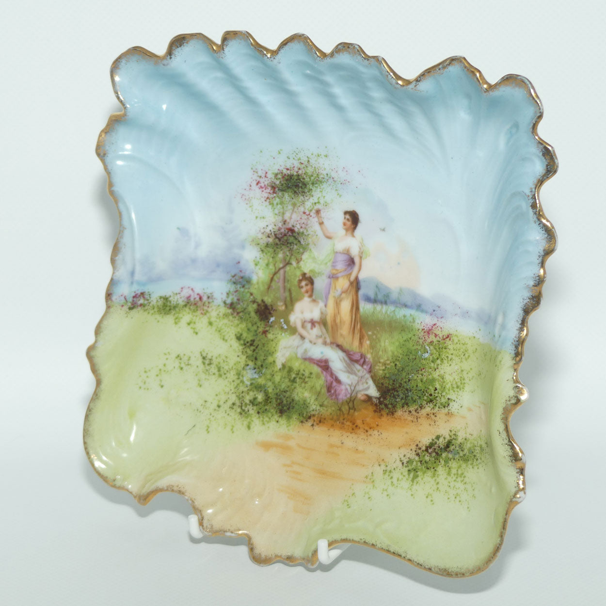 Superb European Tray in EP Silver Plated stand