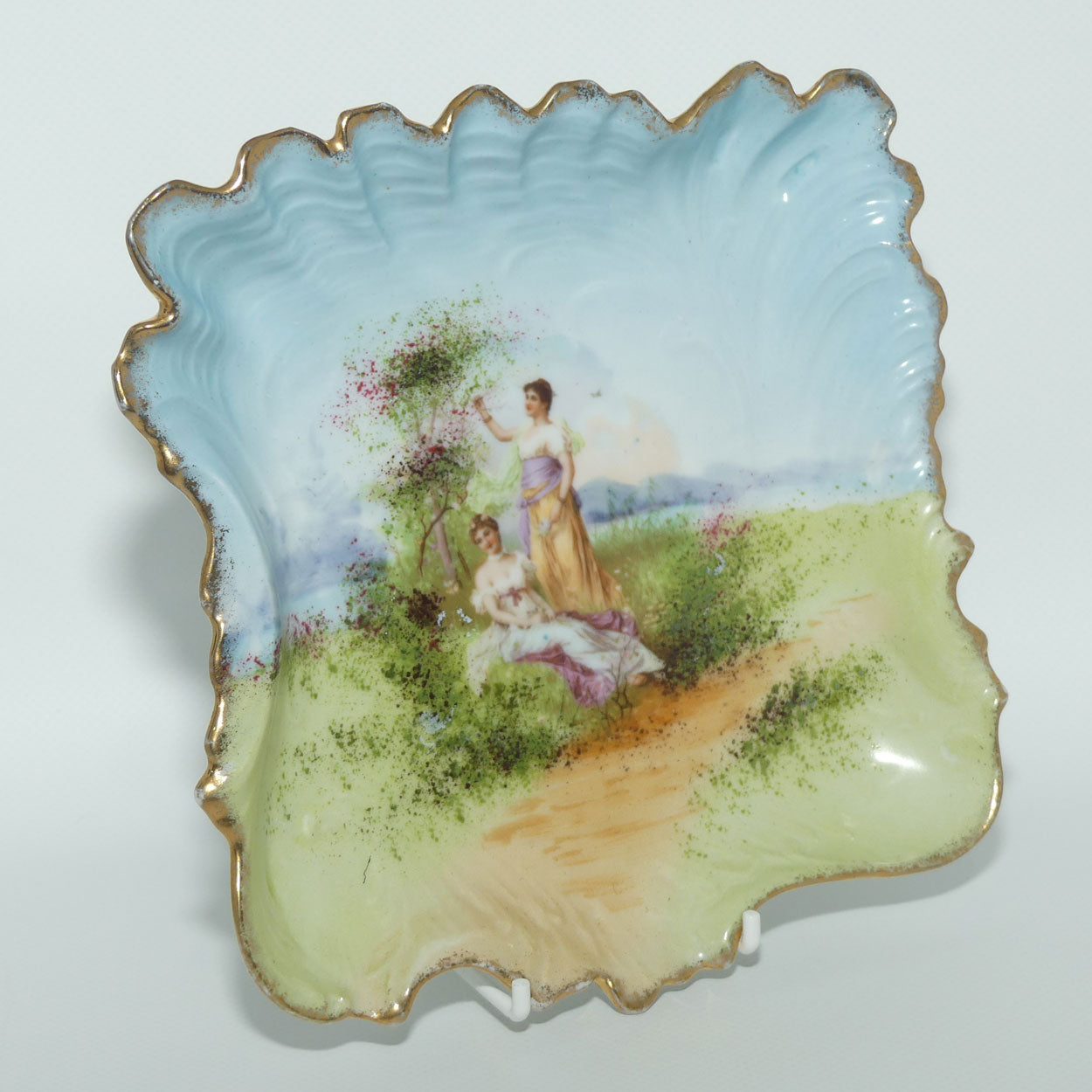 Superb European Tray in EP Silver Plated stand