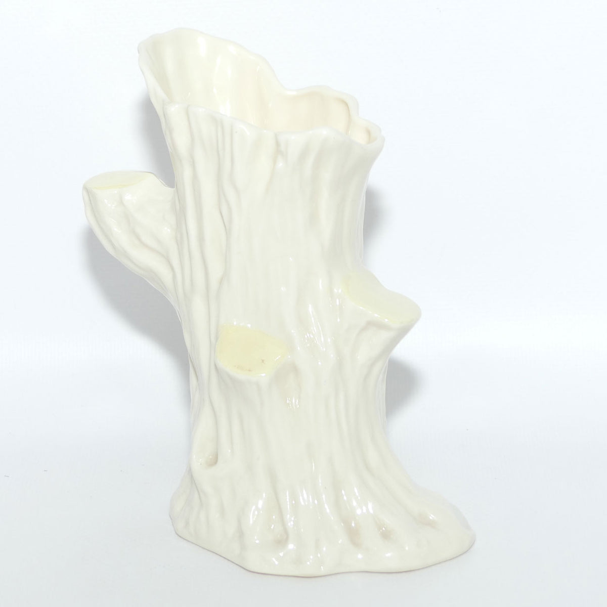 Belleek Tree Stump vase | 3rd Green mark