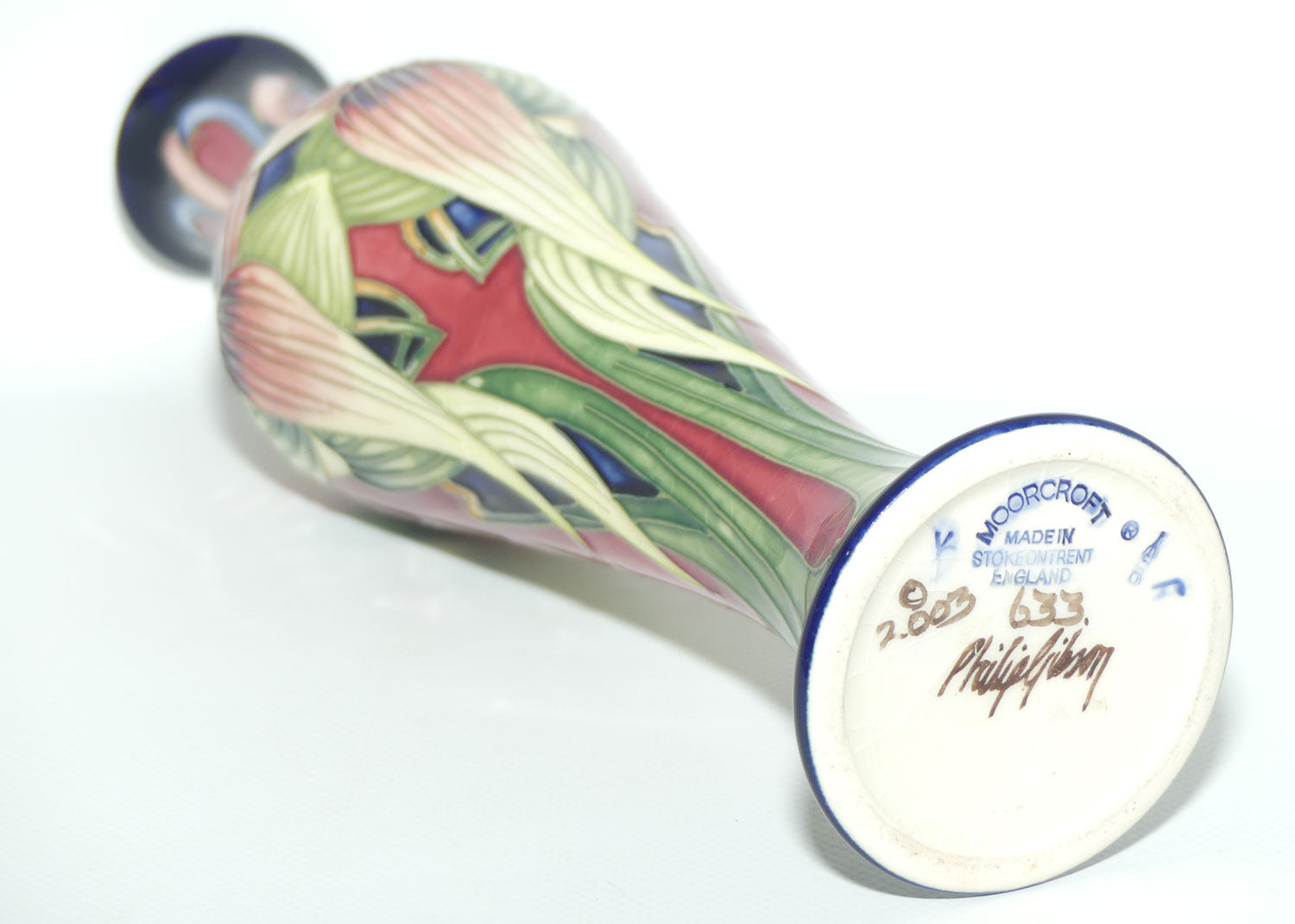 Moorcroft Trinity vase | Shape 138/12 | Philip Gibson