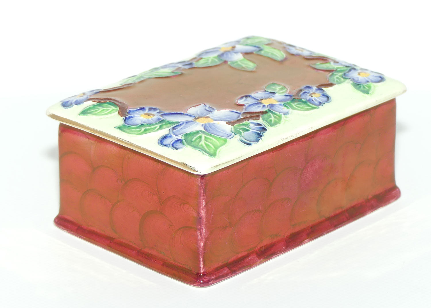 Maling trinket box | Embossed Blossom Bough 6567