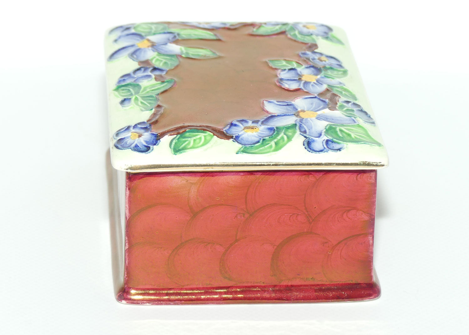 Maling trinket box | Embossed Blossom Bough 6567
