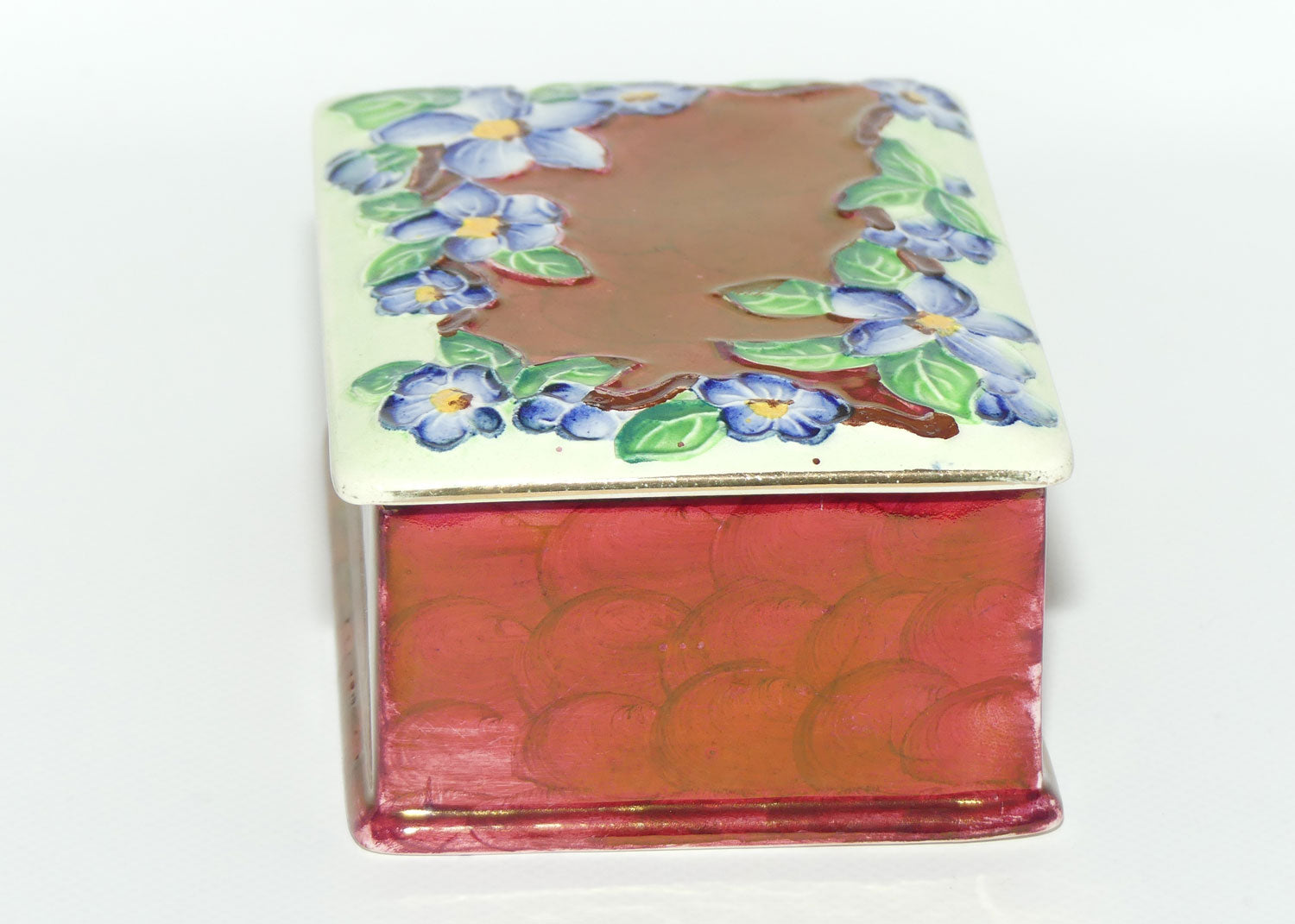 Maling trinket box | Embossed Blossom Bough 6567