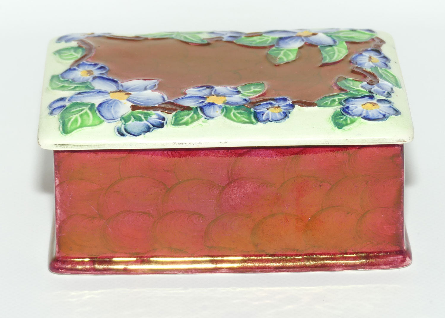 Maling trinket box | Embossed Blossom Bough 6567