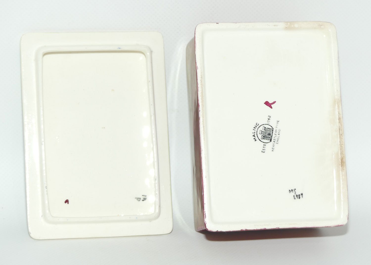 Maling trinket box | Embossed Blossom Bough 6567