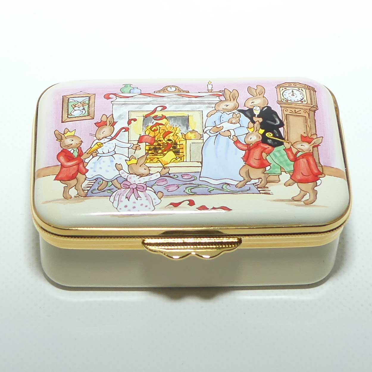 Royal Doulton Millenium hand painted fine enamel trinket box | by Crummles for Royal Doulton