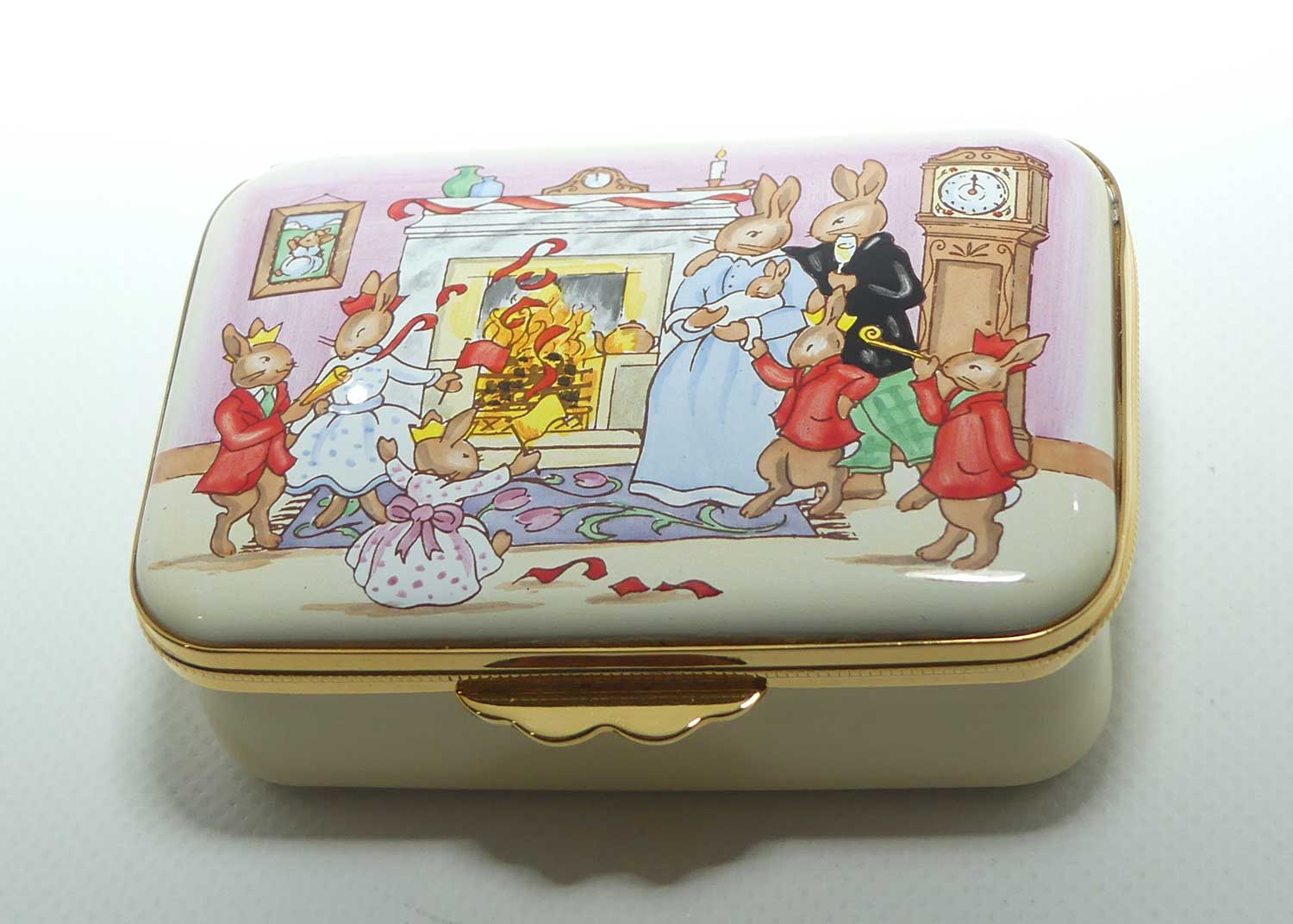 Royal Doulton Millenium hand painted fine enamel trinket box | by Crummles for Royal Doulton