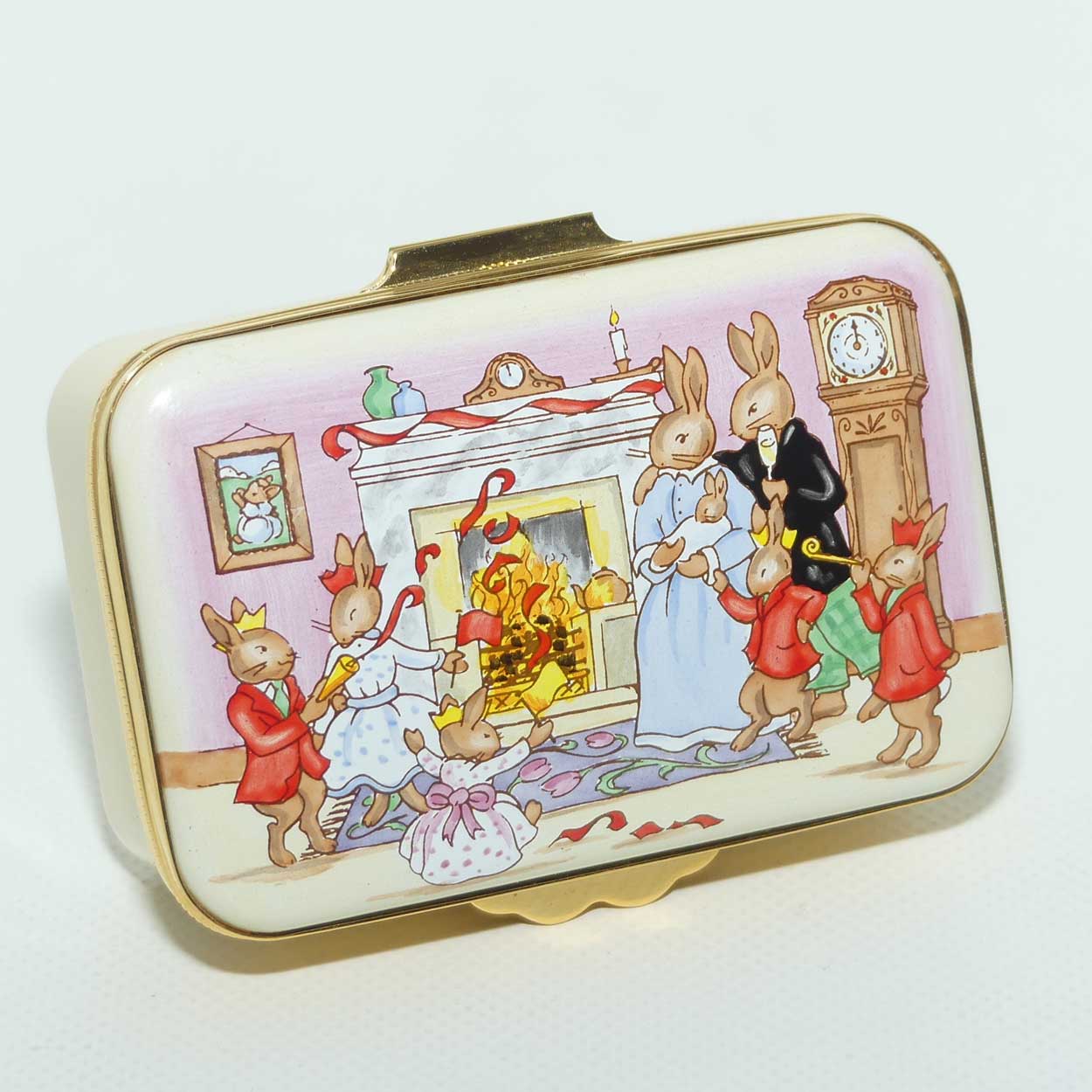 Royal Doulton Millenium hand painted fine enamel trinket box | by Crummles for Royal Doulton