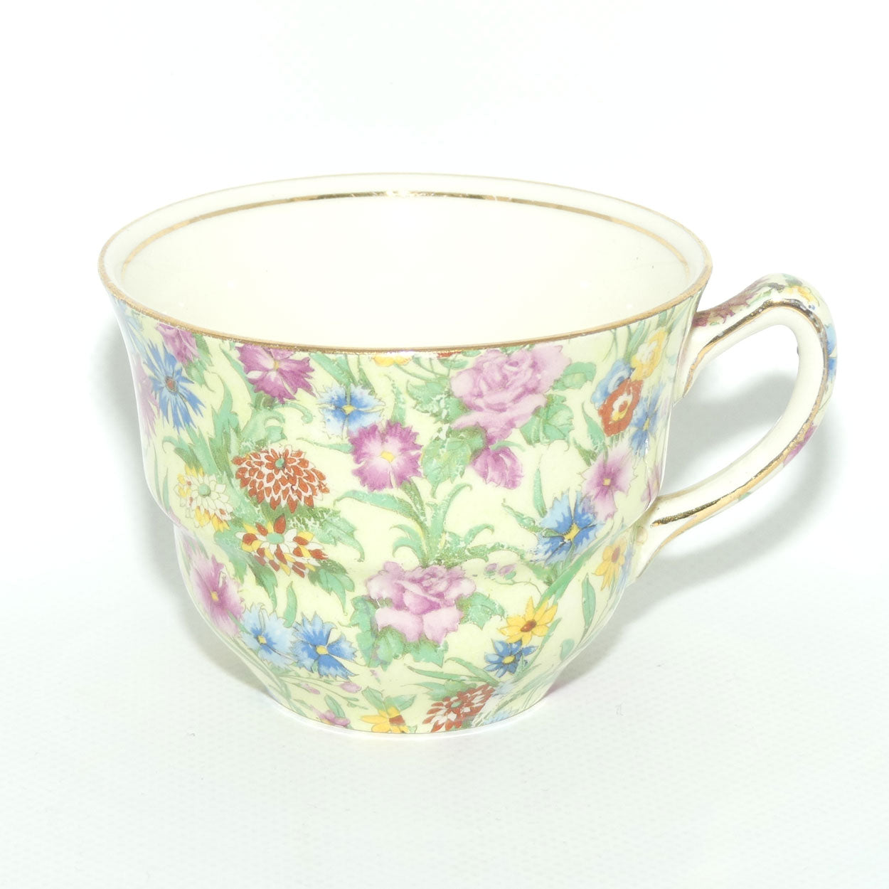 Royal Winton Chintz Kew pattern tea trio | Round plate
