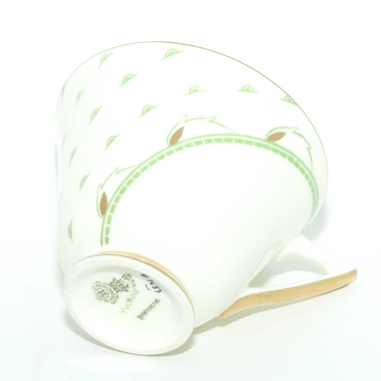 Royal Doulton Yvonne pattern trio | Art Deco | V1653