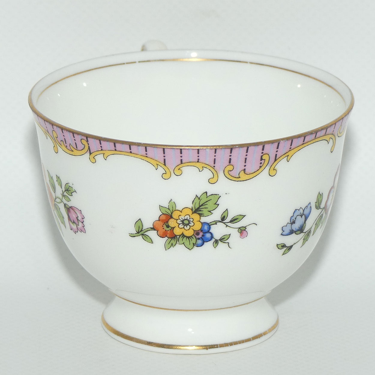 Aynsley Bone China Butterfly and Floral trio
