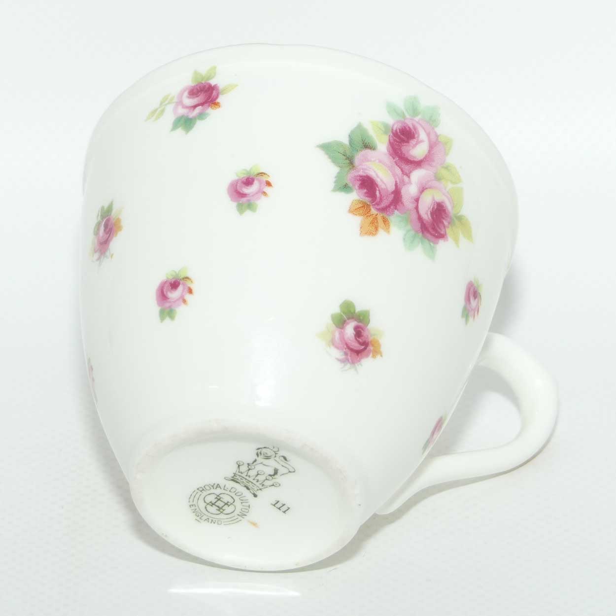 Royal Doulton Rosebuds pattern trio | Bone China body